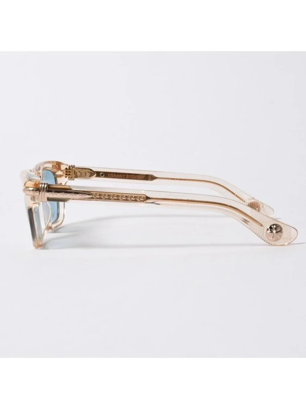 Chrome Hearts Trypoleagain Sunglasses Eyewear 52 Cross Ball Decoration Clear